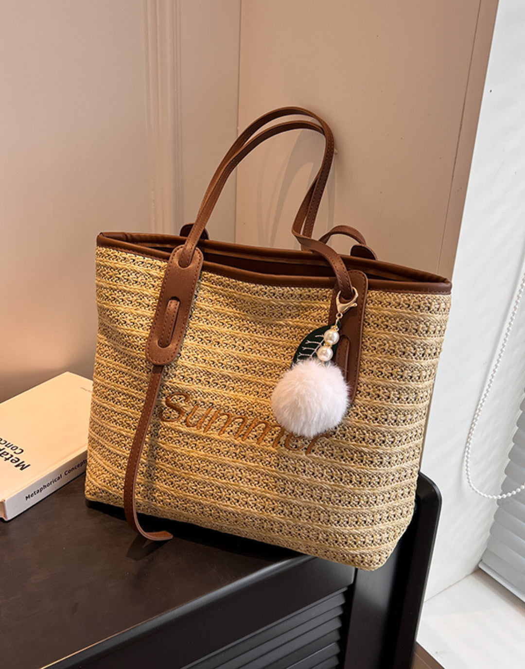 Straw Beach Bags&Tote Embroidery Bag