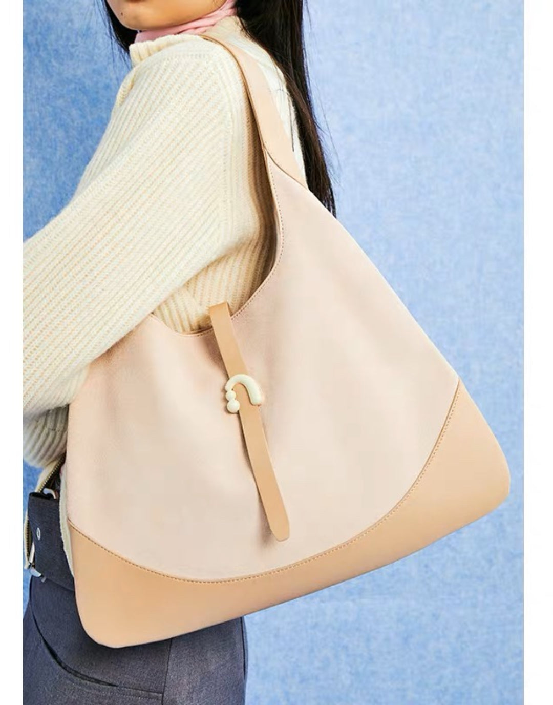 Large-capacity OL Shoulder Bag Mini Tote Underarm Bag