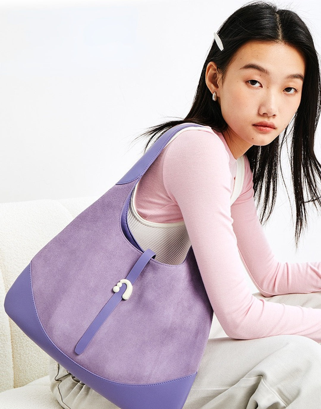 Large-capacity OL Shoulder Bag Mini Tote Underarm Bag
