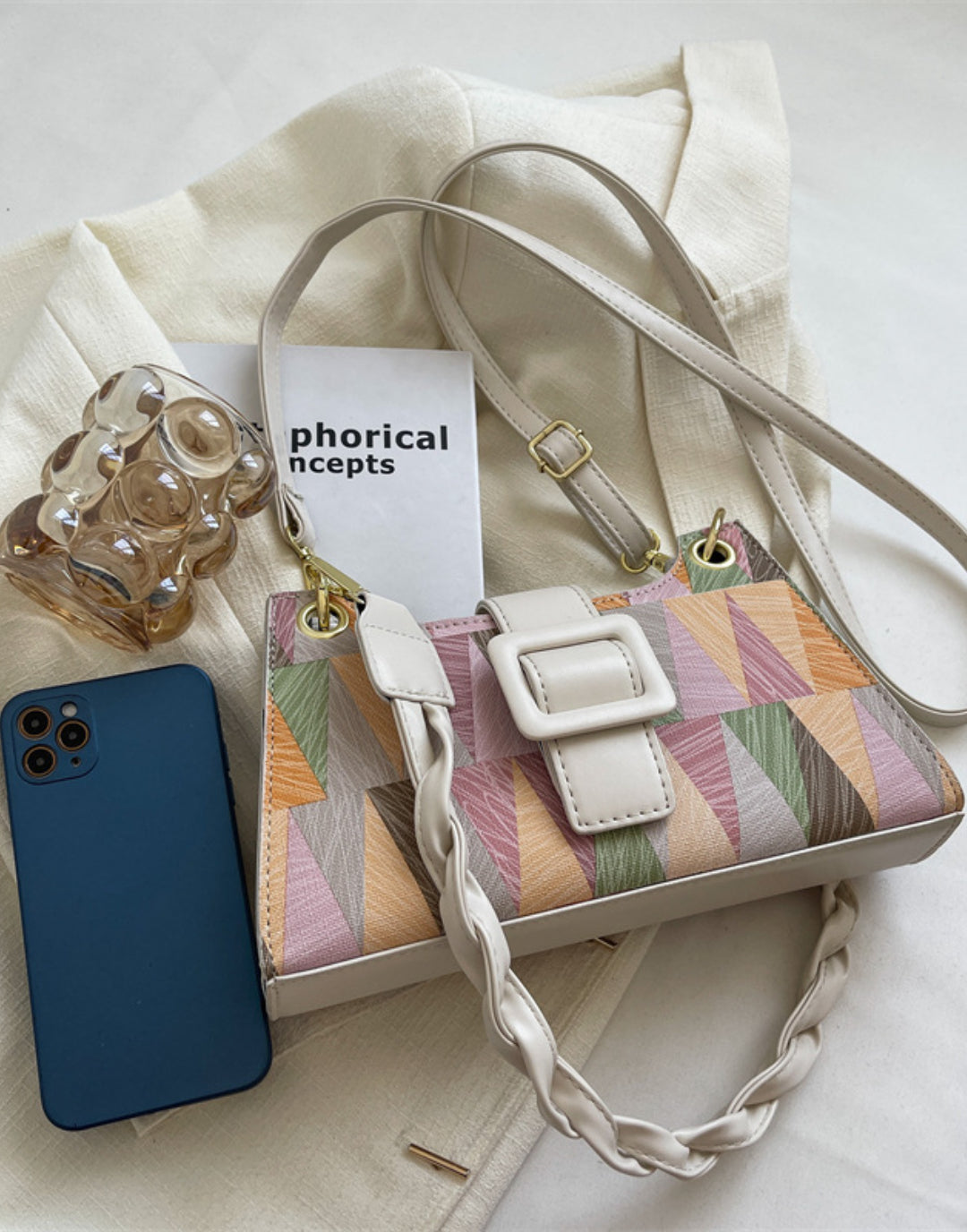 Contrasting Color Small bag Shoulder&Crossbody Bag