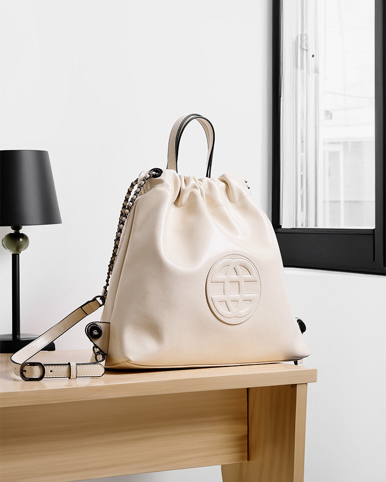 Yenesy Women Cow Leather Backpack Bag