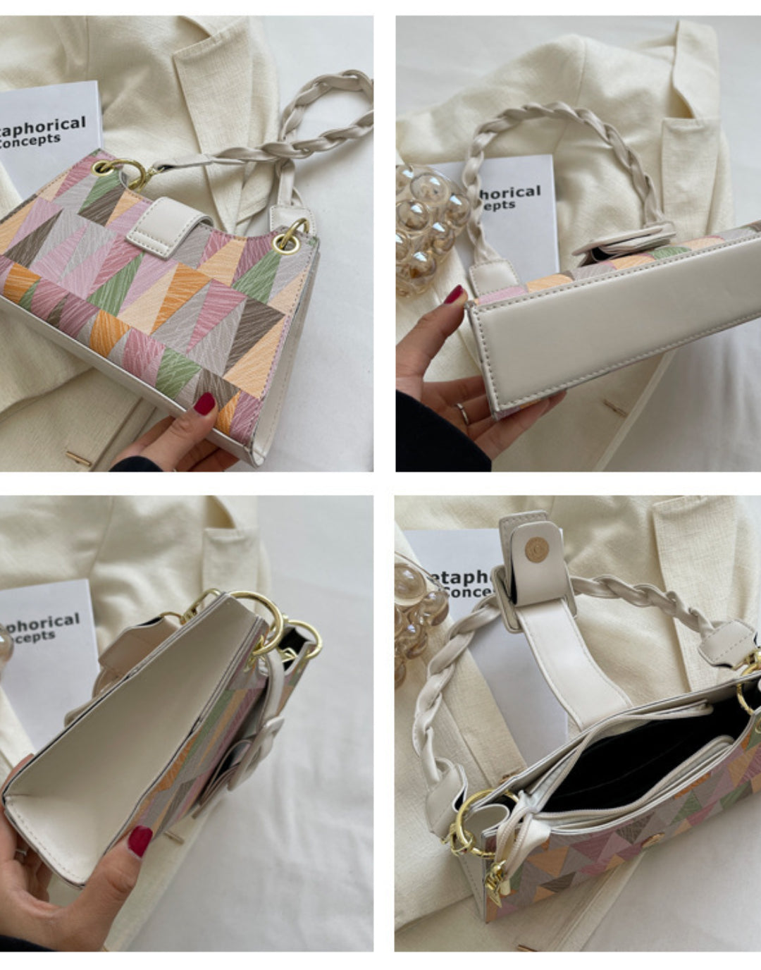 Contrasting Color Small bag Shoulder&Crossbody Bag