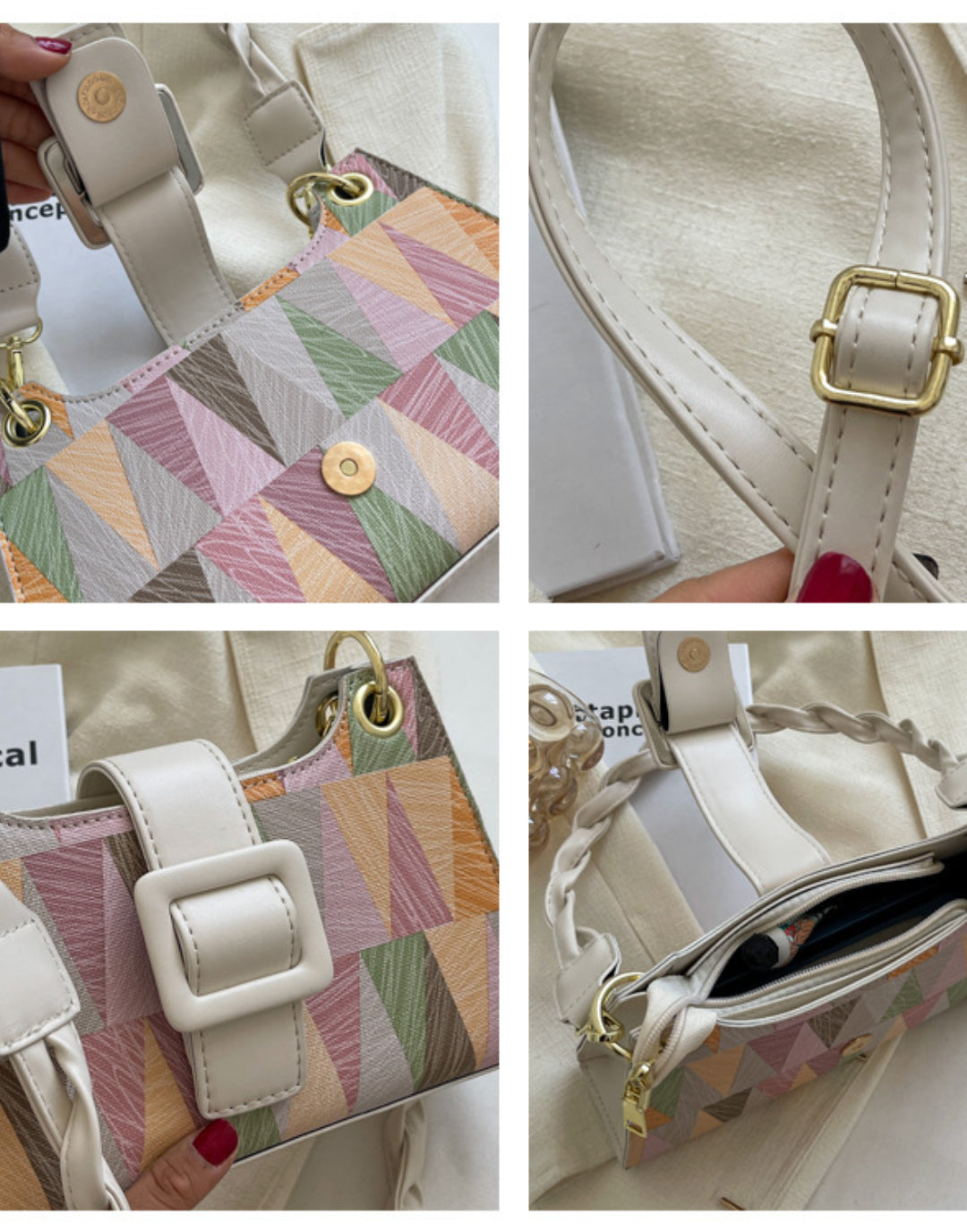 Contrasting Color Small bag Shoulder&Crossbody Bag