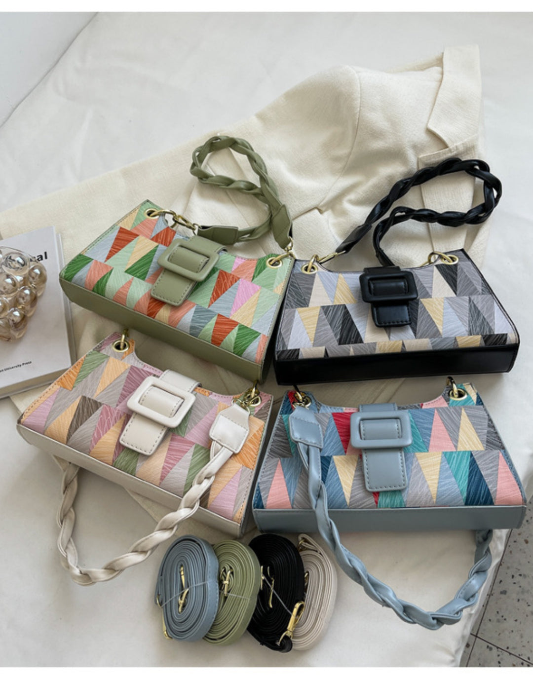 Contrasting Color Small bag Shoulder&Crossbody Bag