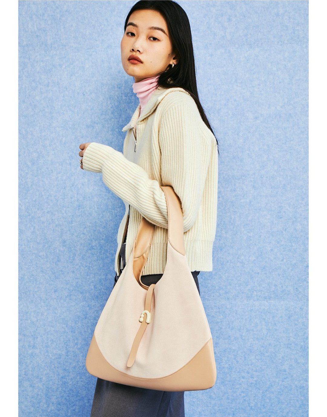 Large-capacity OL Shoulder Bag Mini Tote Underarm Bag