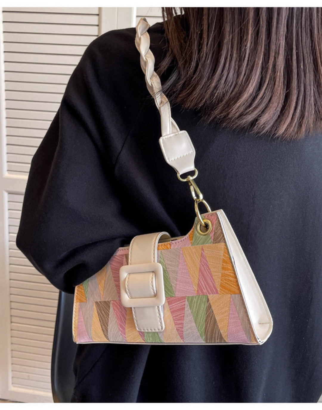 Contrasting Color Small bag Shoulder&Crossbody Bag