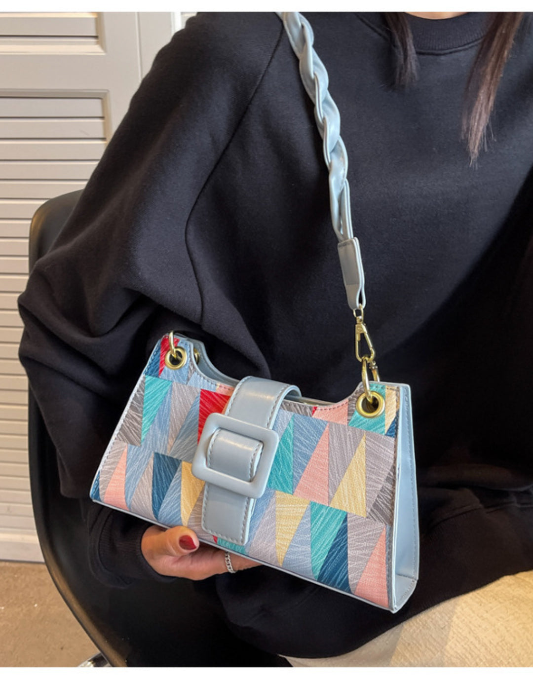 Contrasting Color Small bag Shoulder&Crossbody Bag