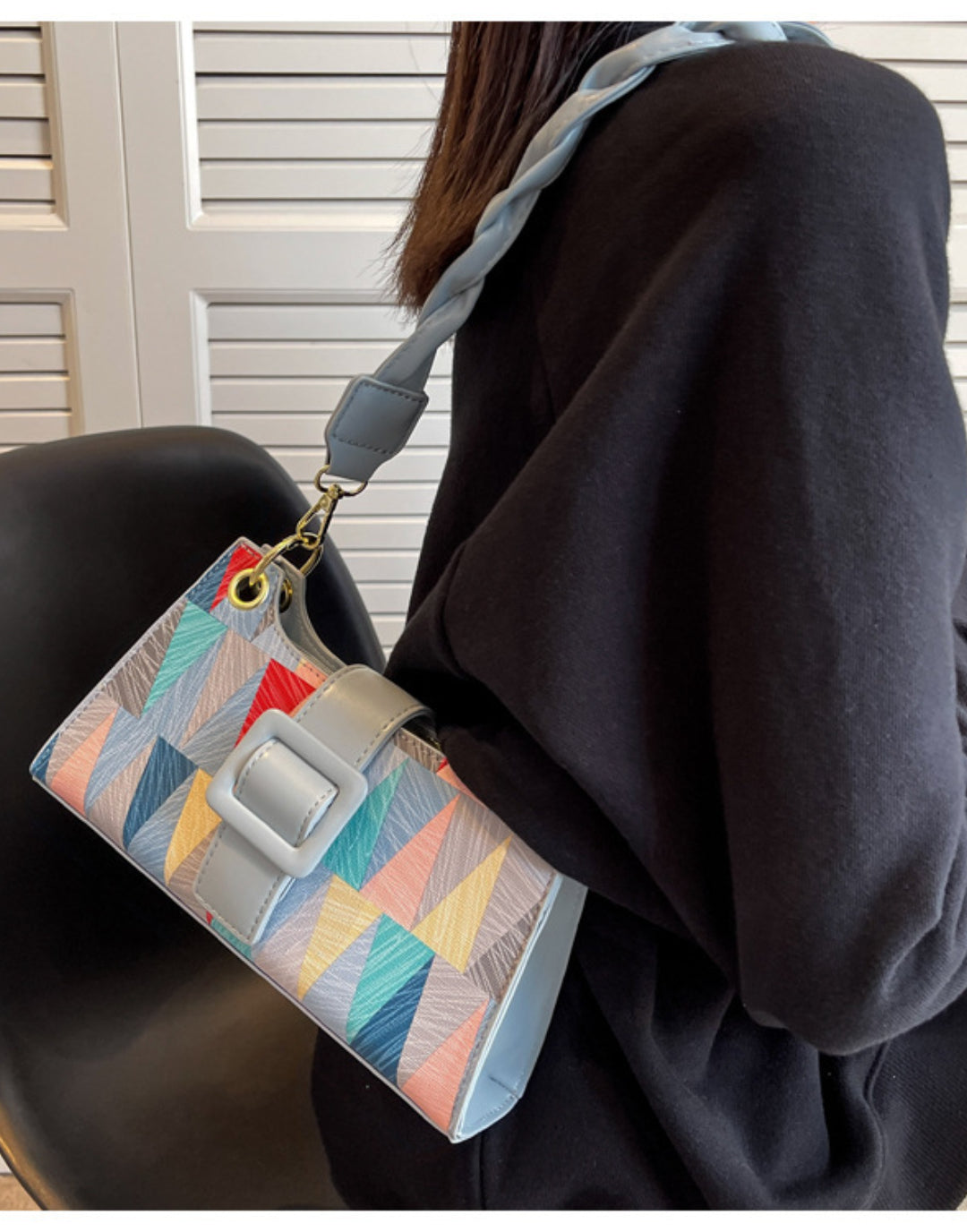 Contrasting Color Small bag Shoulder&Crossbody Bag
