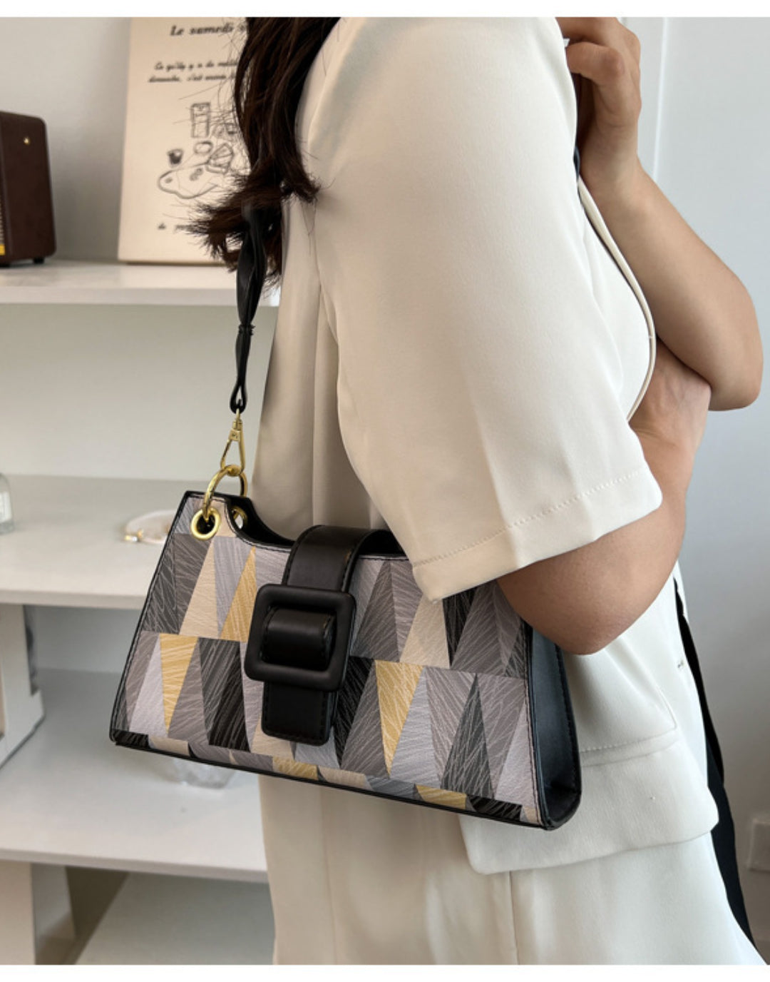 Contrasting Color Small bag Shoulder&Crossbody Bag
