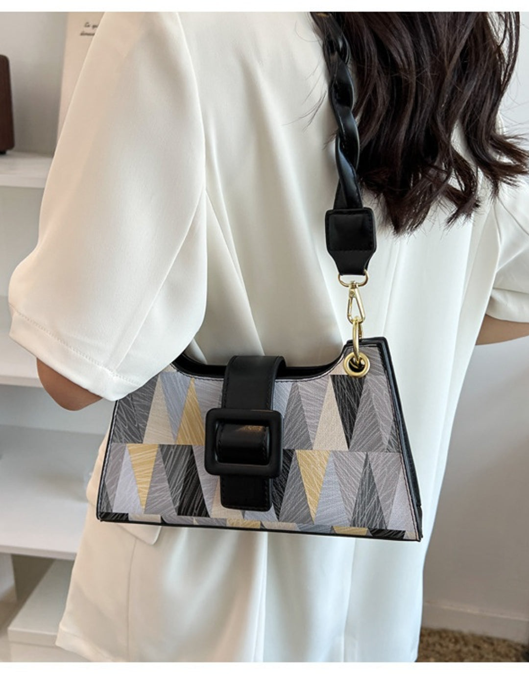 Contrasting Color Small bag Shoulder&Crossbody Bag