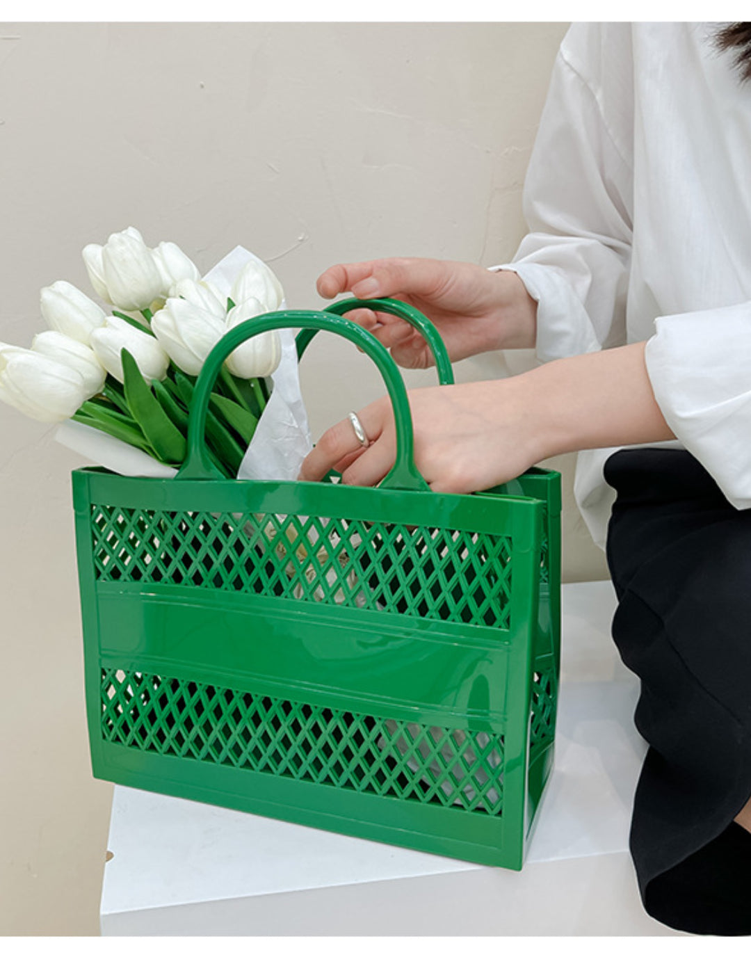 Large Waterproof Washable Tip Proof Durable Open Tote Bag