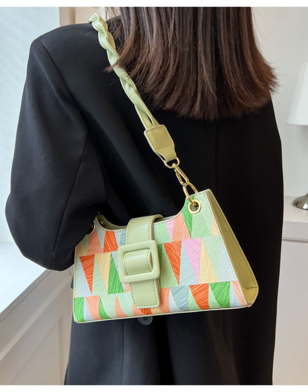 Contrasting Color Small bag Shoulder&Crossbody Bag