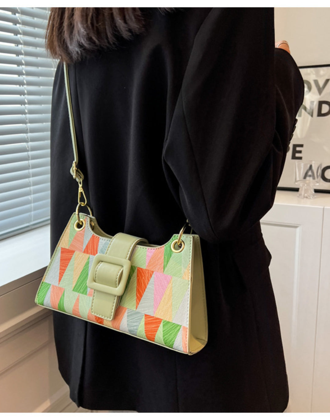 Contrasting Color Small bag Shoulder&Crossbody Bag