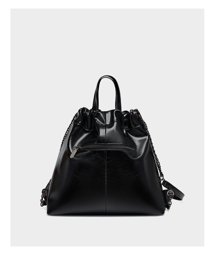 Yenesy Women Cow Leather Backpack Bag