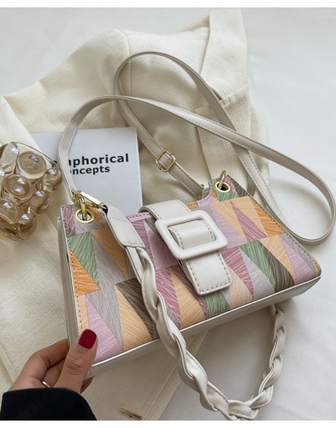 Contrasting Color Small bag Shoulder&Crossbody Bag