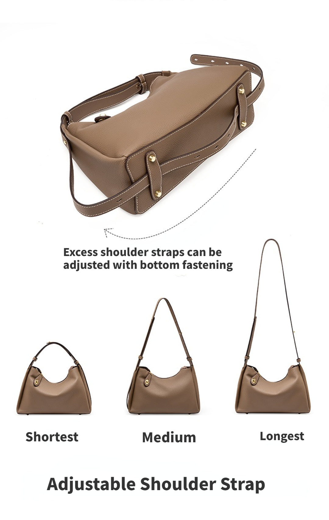 Yenesy Women Cowhide Leather Crossbody & Shoulder Bag