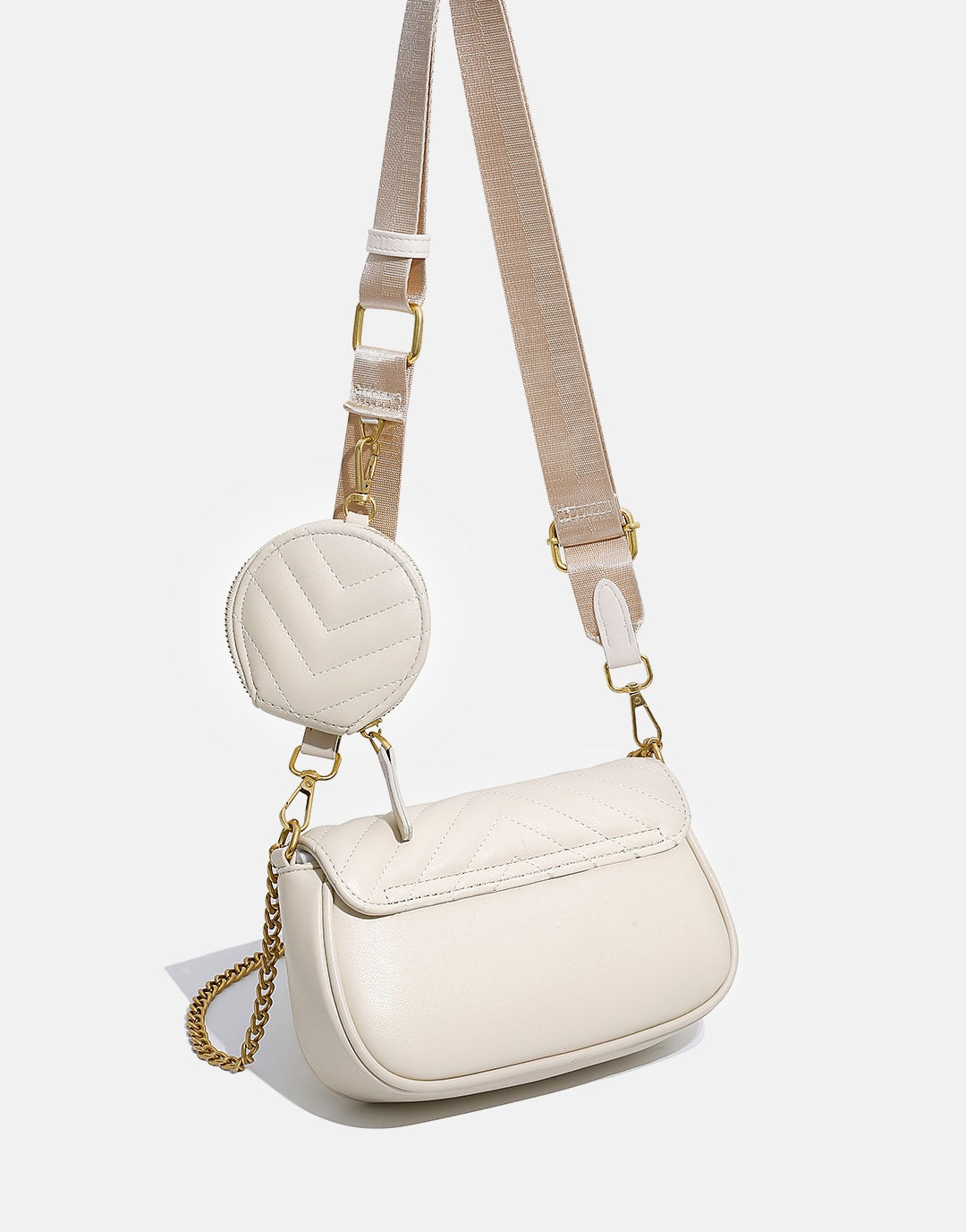 Yenesy Classical Daily Cross-body&Underarm Bag Set With Coin Bag