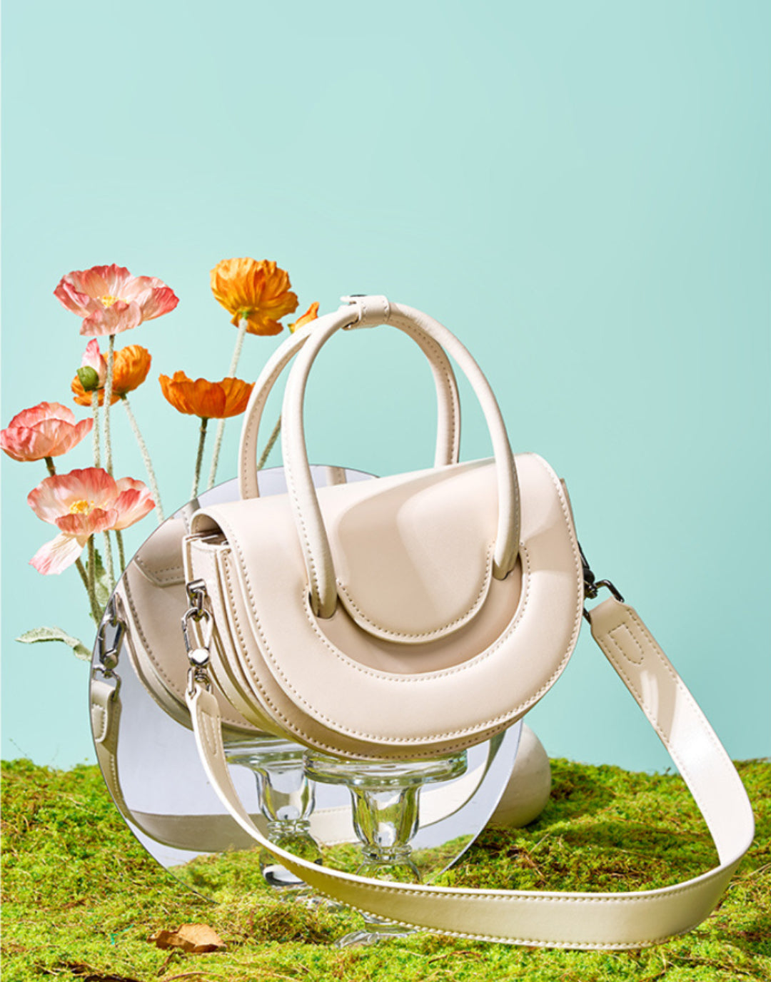 Yenesy Women Saddle Smile Design Bag&Crossbody&Shoulder&Handle Bag