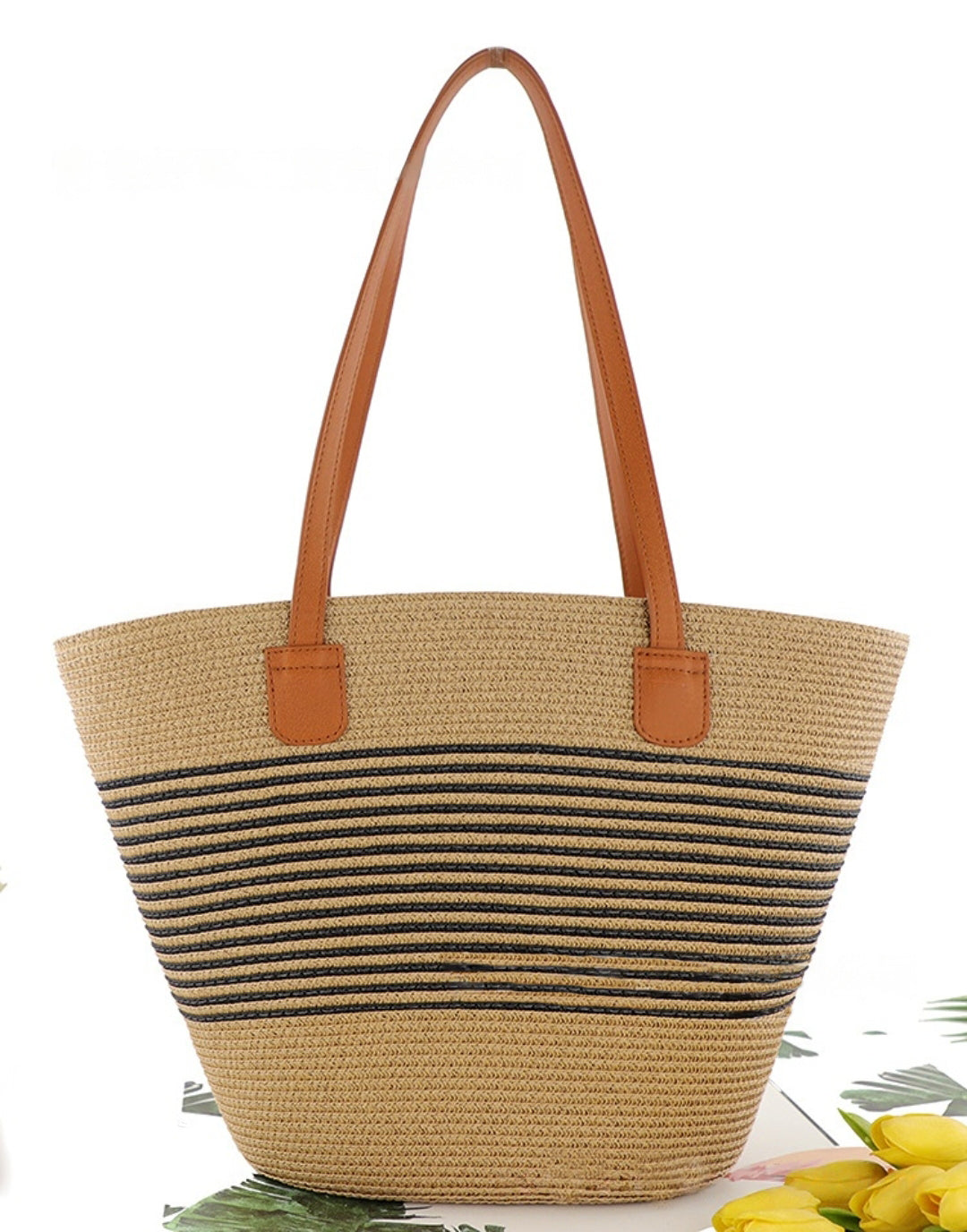 Straw Beach Bags Tote Bag&Summer Handwoven Shoulder Bags