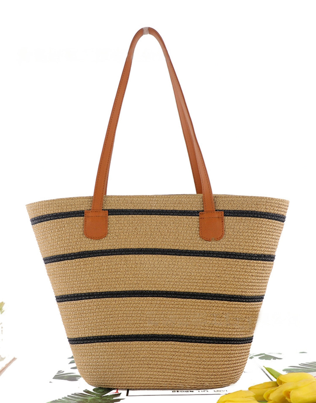 Straw Beach Bags Tote Bag&Summer Handwoven Shoulder Bags