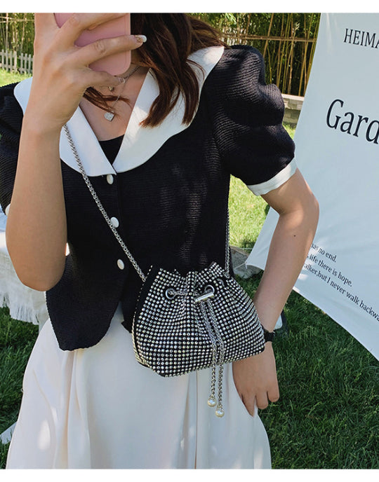 Eye-catching Mini Crossbody Bucket Bag