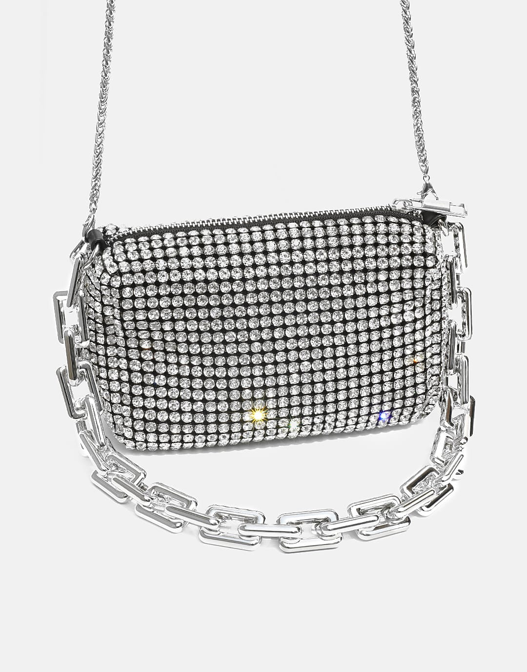 Crystal Rhinestone Cross-body Bag Women's Rhinestone Evening Bag