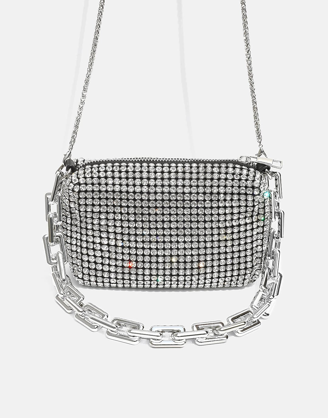 Crystal Rhinestone Cross-body Bag Women's Rhinestone Evening Bag
