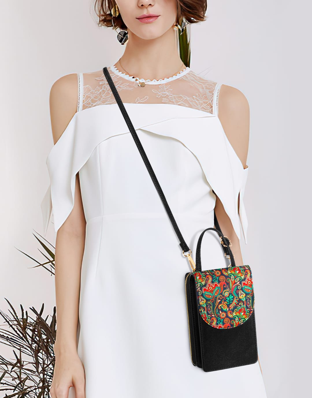 Touch Screen Purse Wallet&Mini Shoulder Handbag