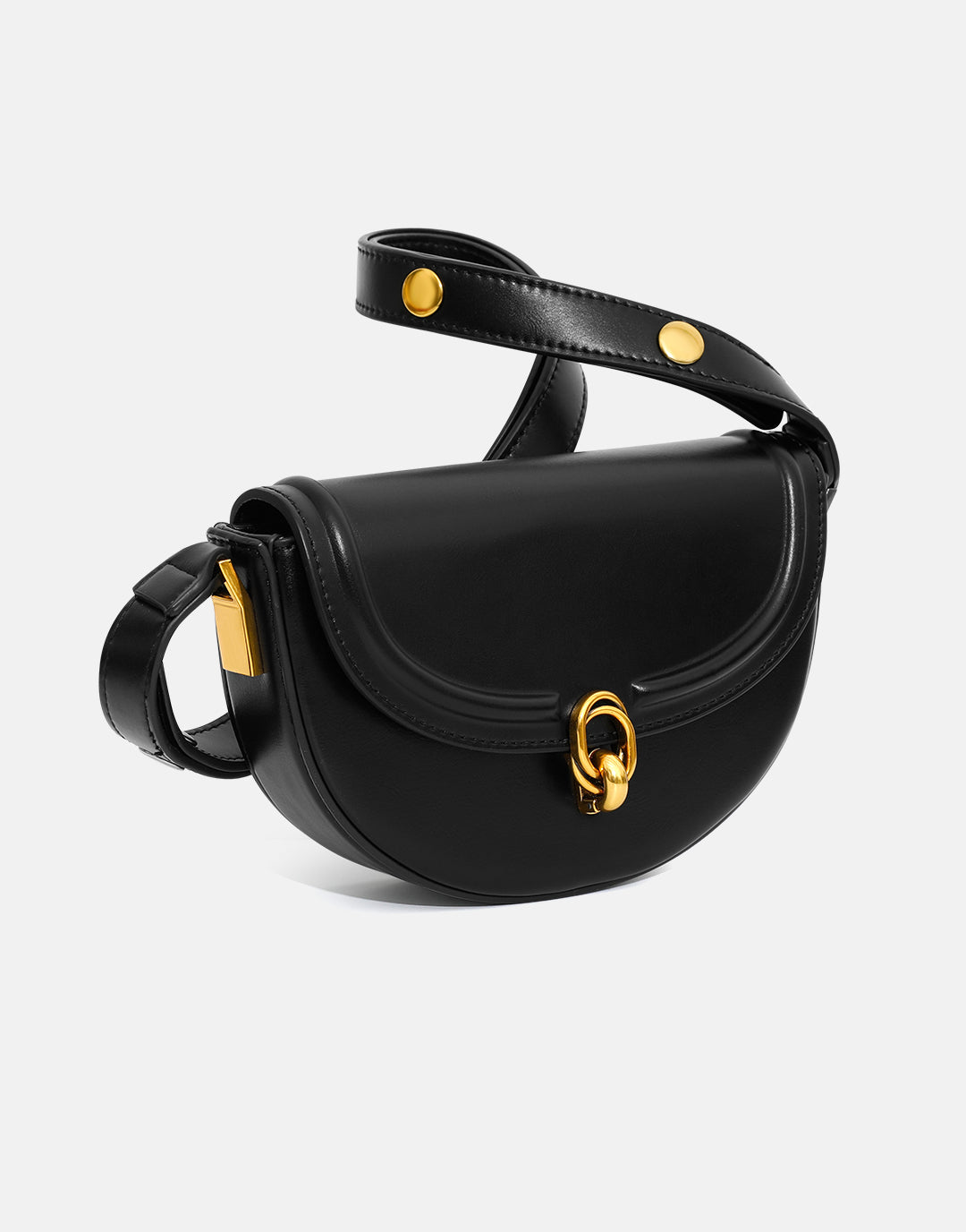 Yenesy Saddle Satchel Flap Cross-body Purse Bag