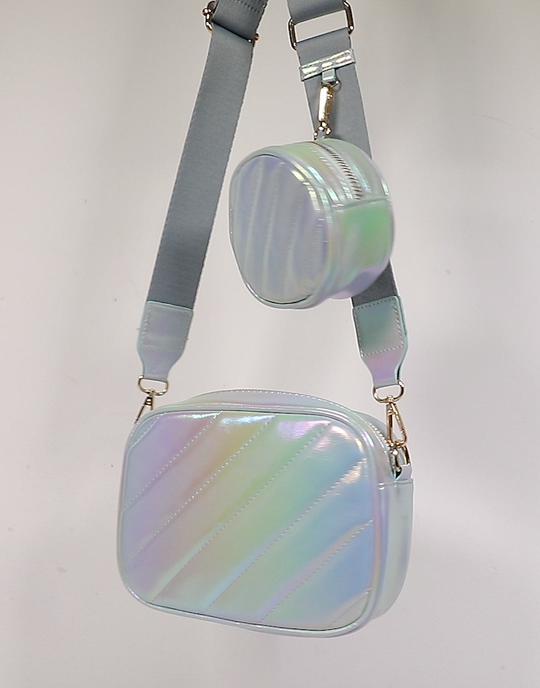 Yenesy Women Shoulder Purse with Round Zip Bag