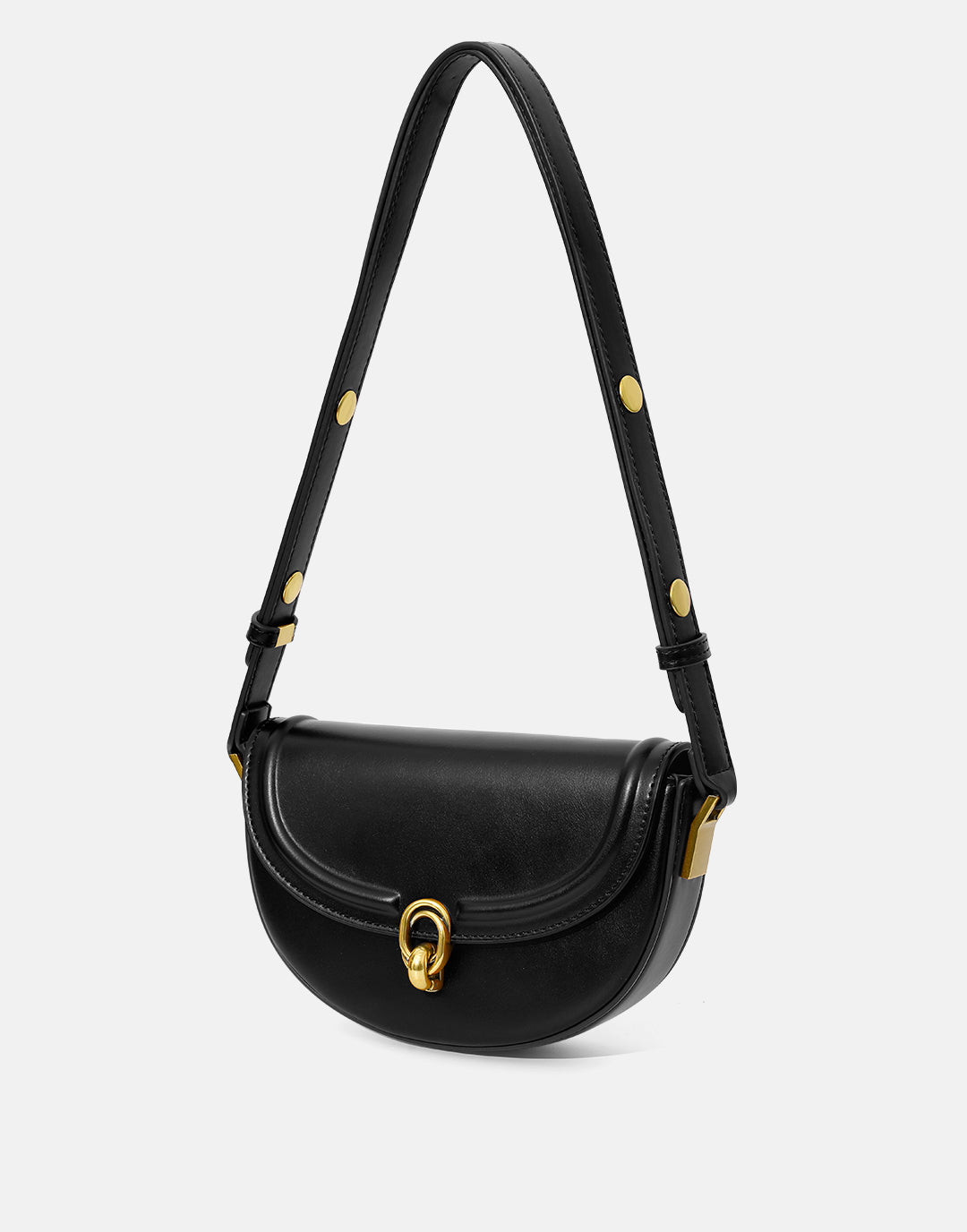 Yenesy Saddle Satchel Flap Cross-body Purse Bag