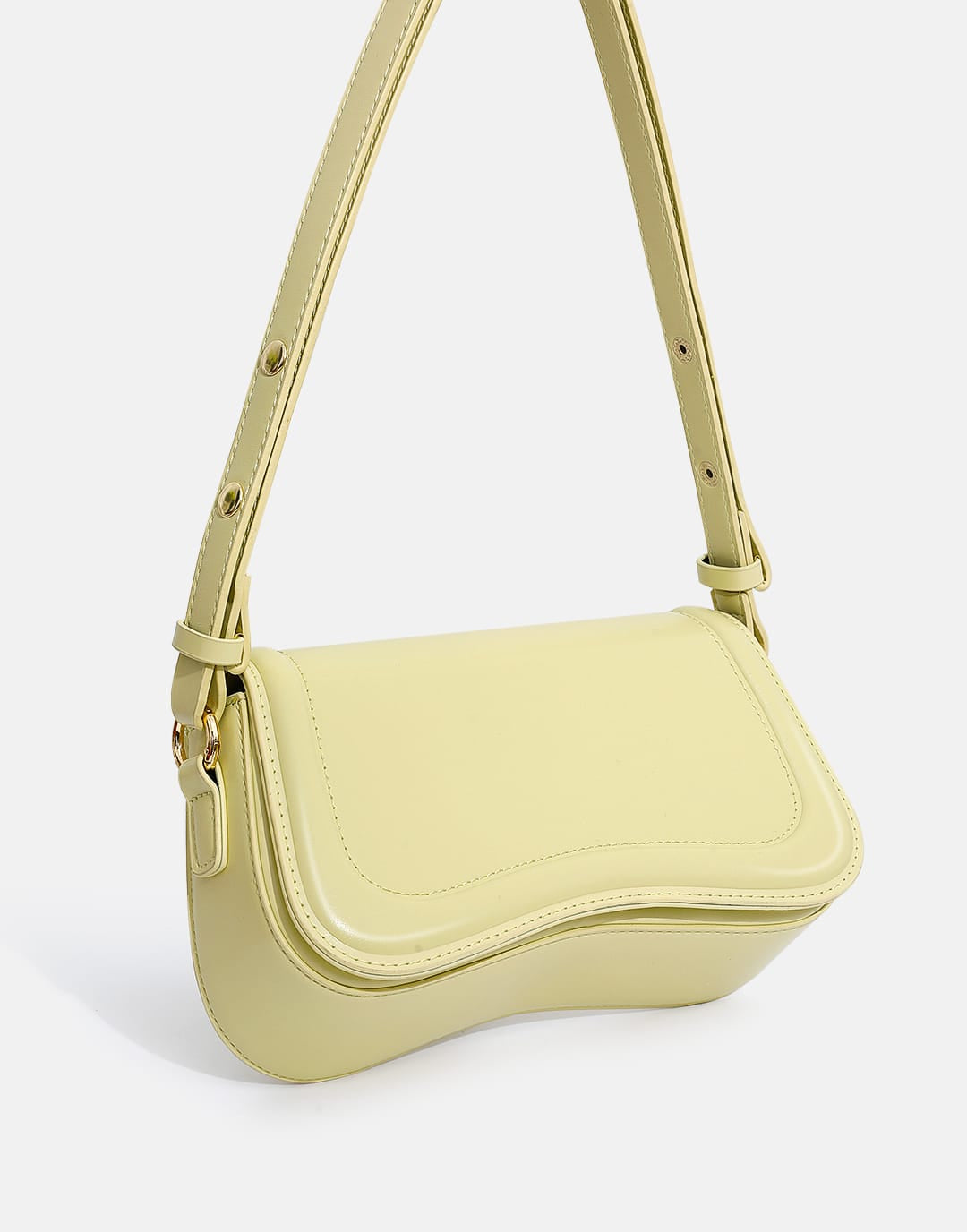 Yenesy Curvy Saddle Design Cross-body&Shoulder Bag
