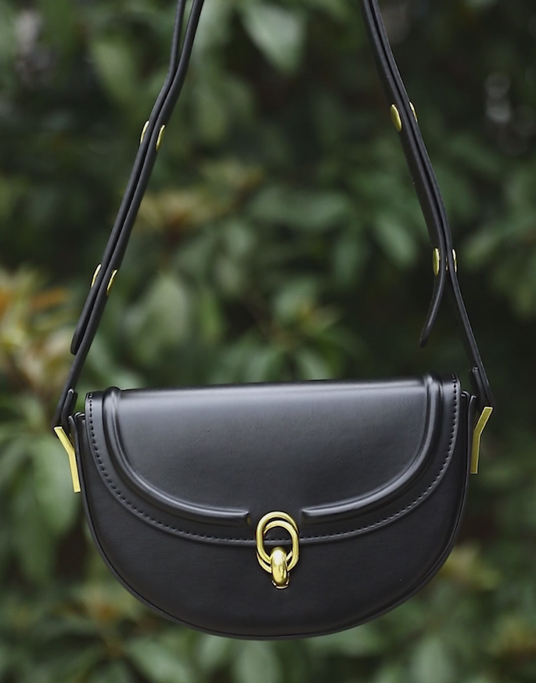 Yenesy Saddle Satchel Flap Cross-body Purse Bag