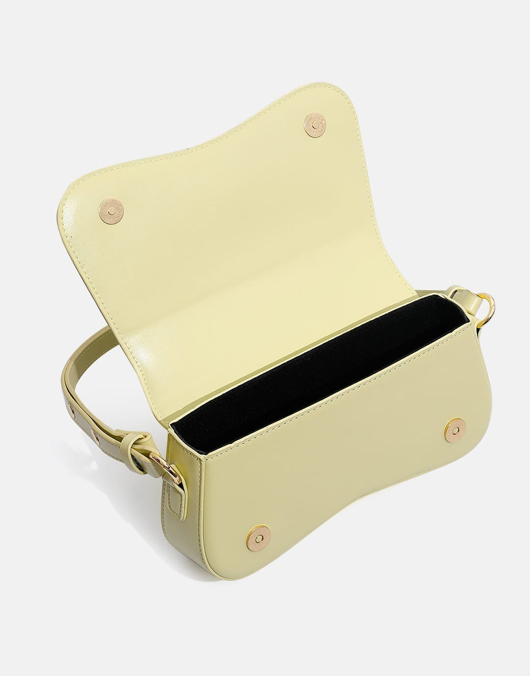 Yenesy Curvy Saddle Design Cross-body&Shoulder Bag