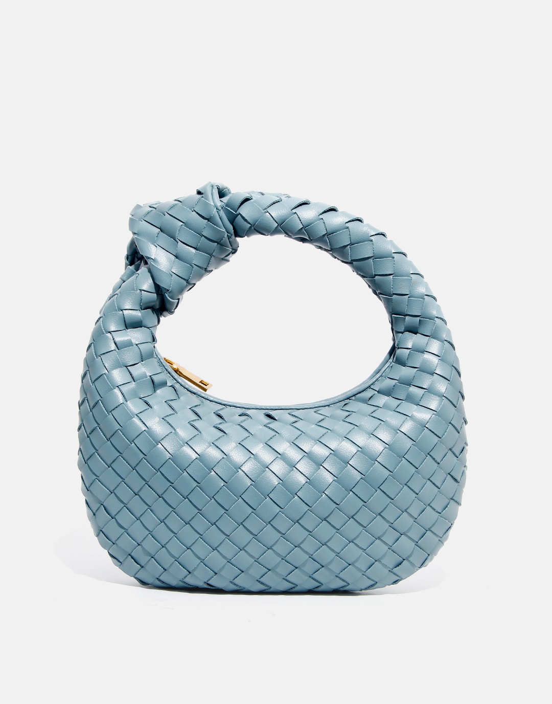 Handmade Women's Leather Woven Pattern Daily Bag