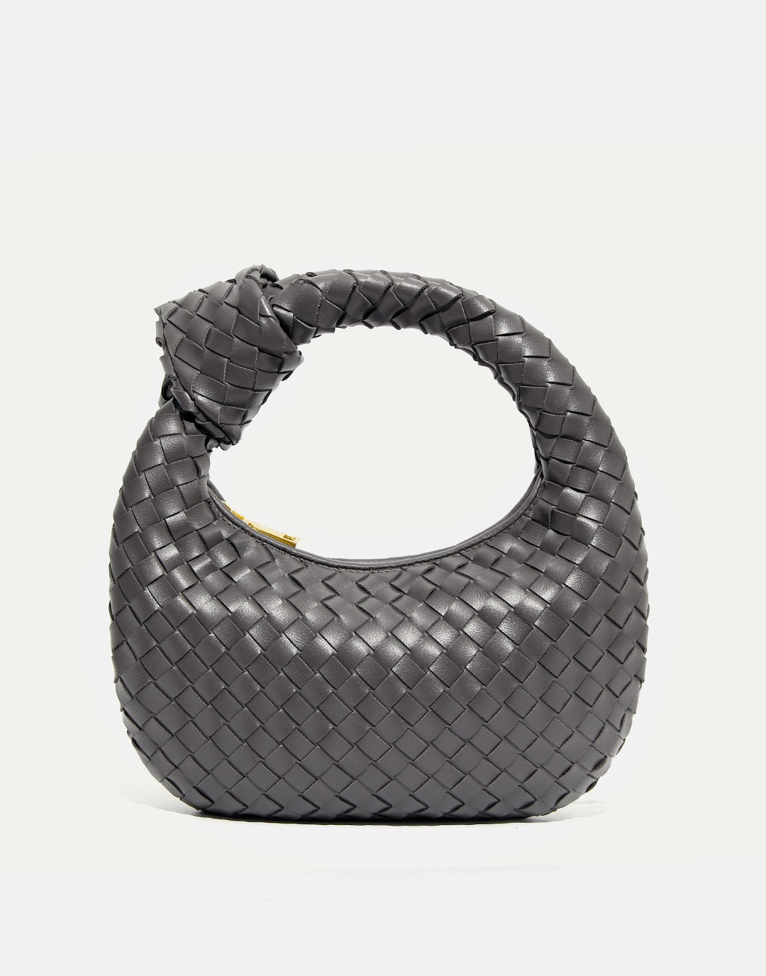 Handmade Women's Leather Woven Pattern Daily Bag