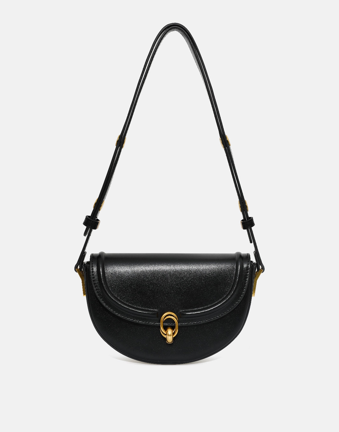 Yenesy Saddle Satchel Flap Cross-body Purse Bag