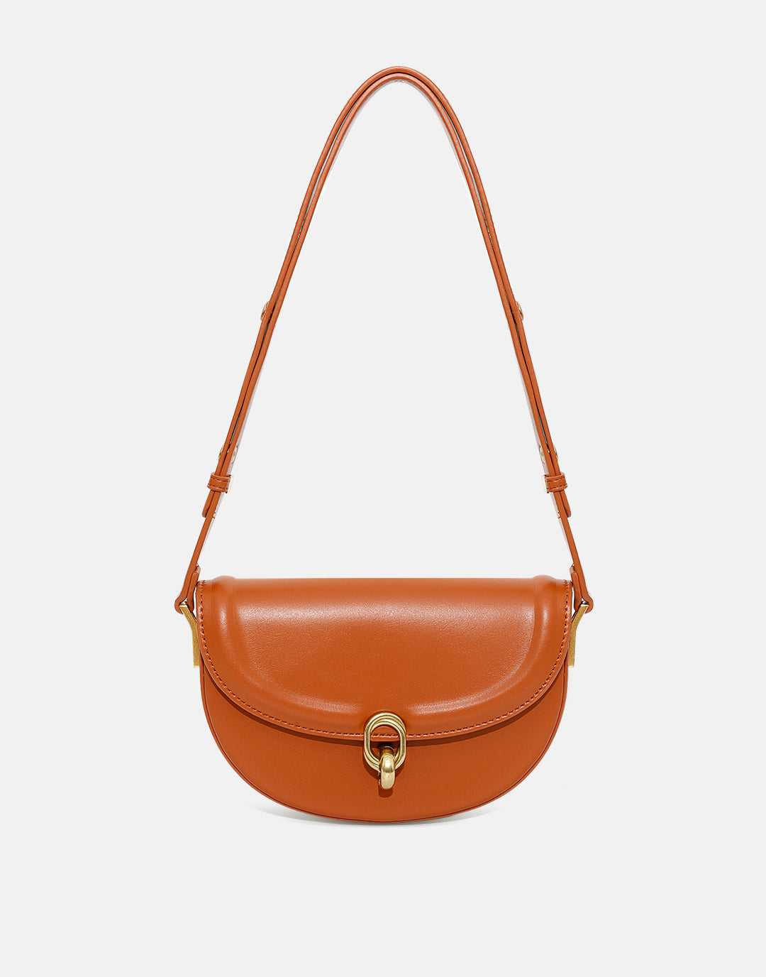 Yenesy Saddle Satchel Flap Cross-body Purse Bag