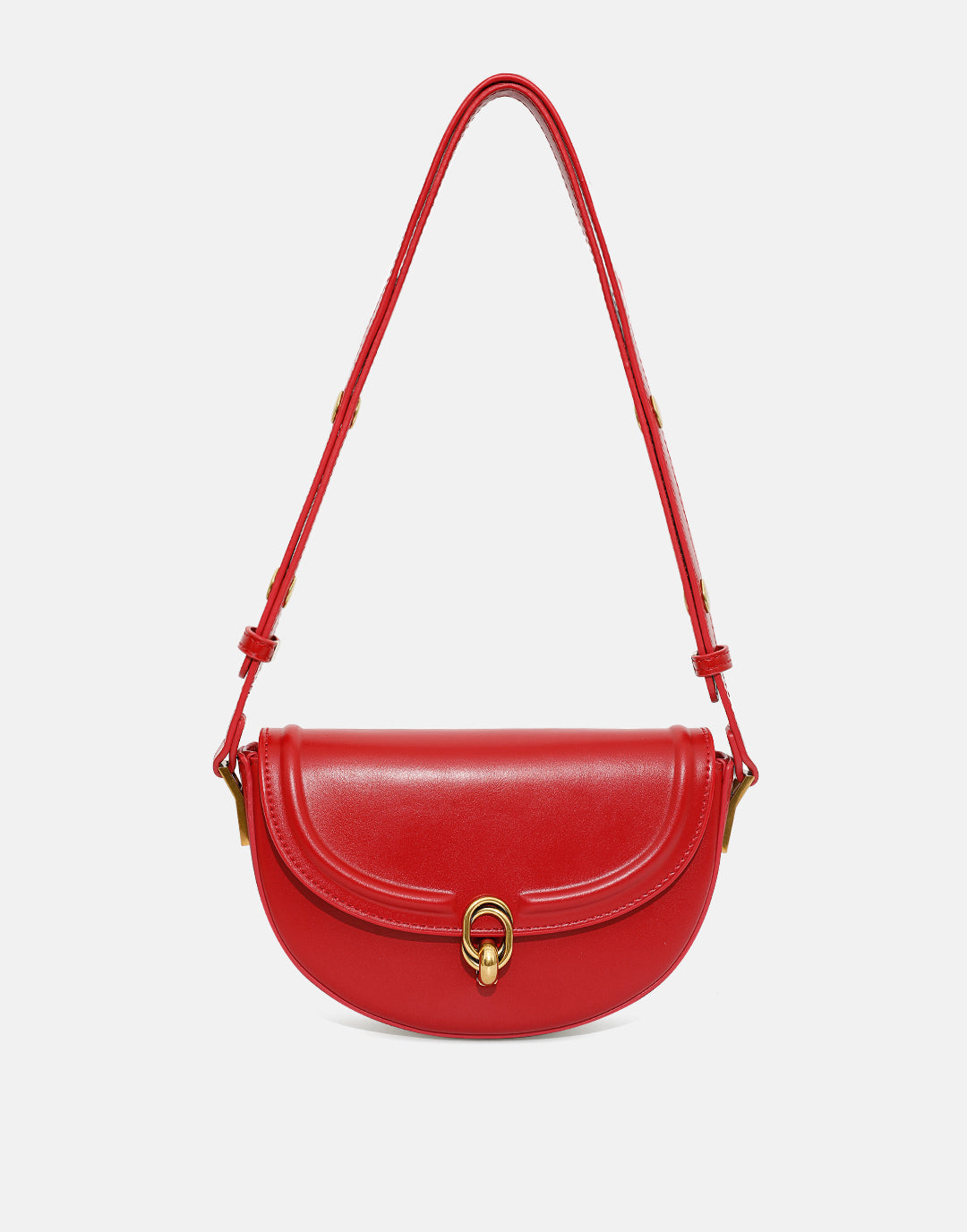 Yenesy Saddle Satchel Flap Cross-body Purse Bag