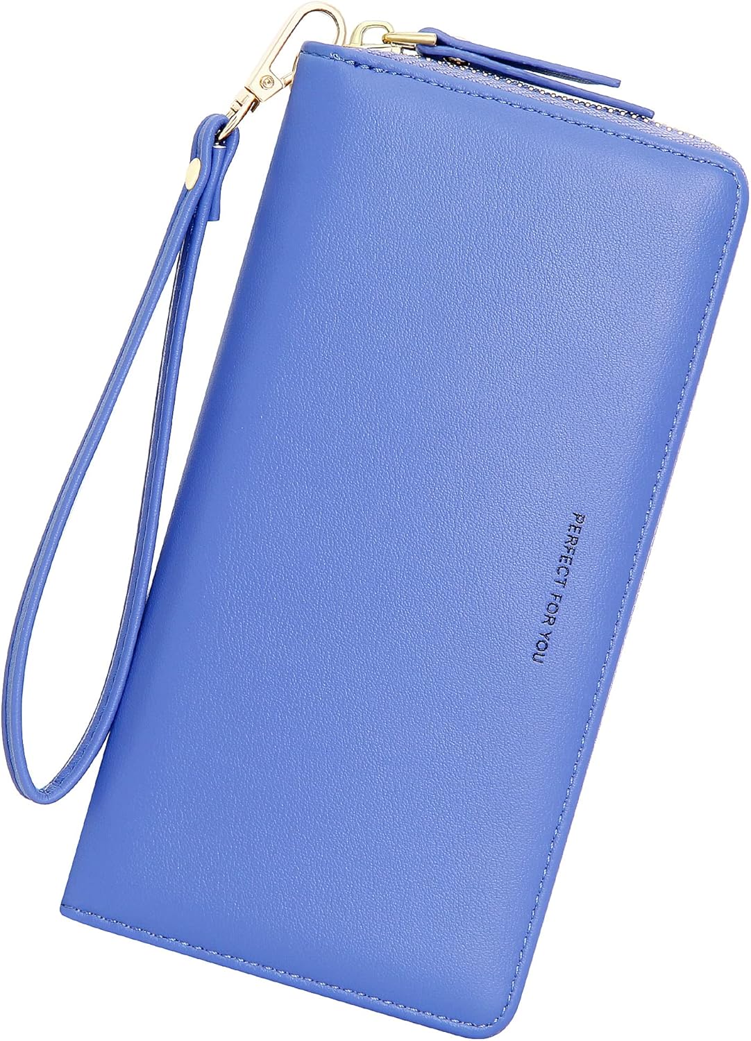 Wallets for Women Large Capacity PU Leather Credit Card Holder Slim Clutch Wristlet Wallet ID Cases - Purse Money Organizers WW09801