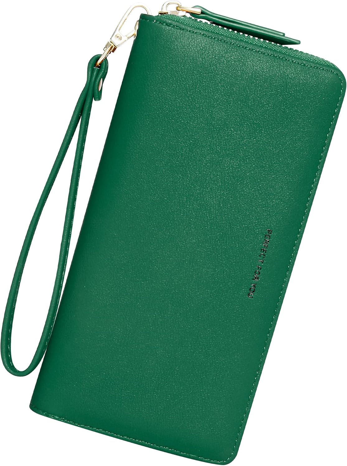 Wallets for Women Large Capacity PU Leather Credit Card Holder Slim Clutch Wristlet Wallet ID Cases - Purse Money Organizers WW09801