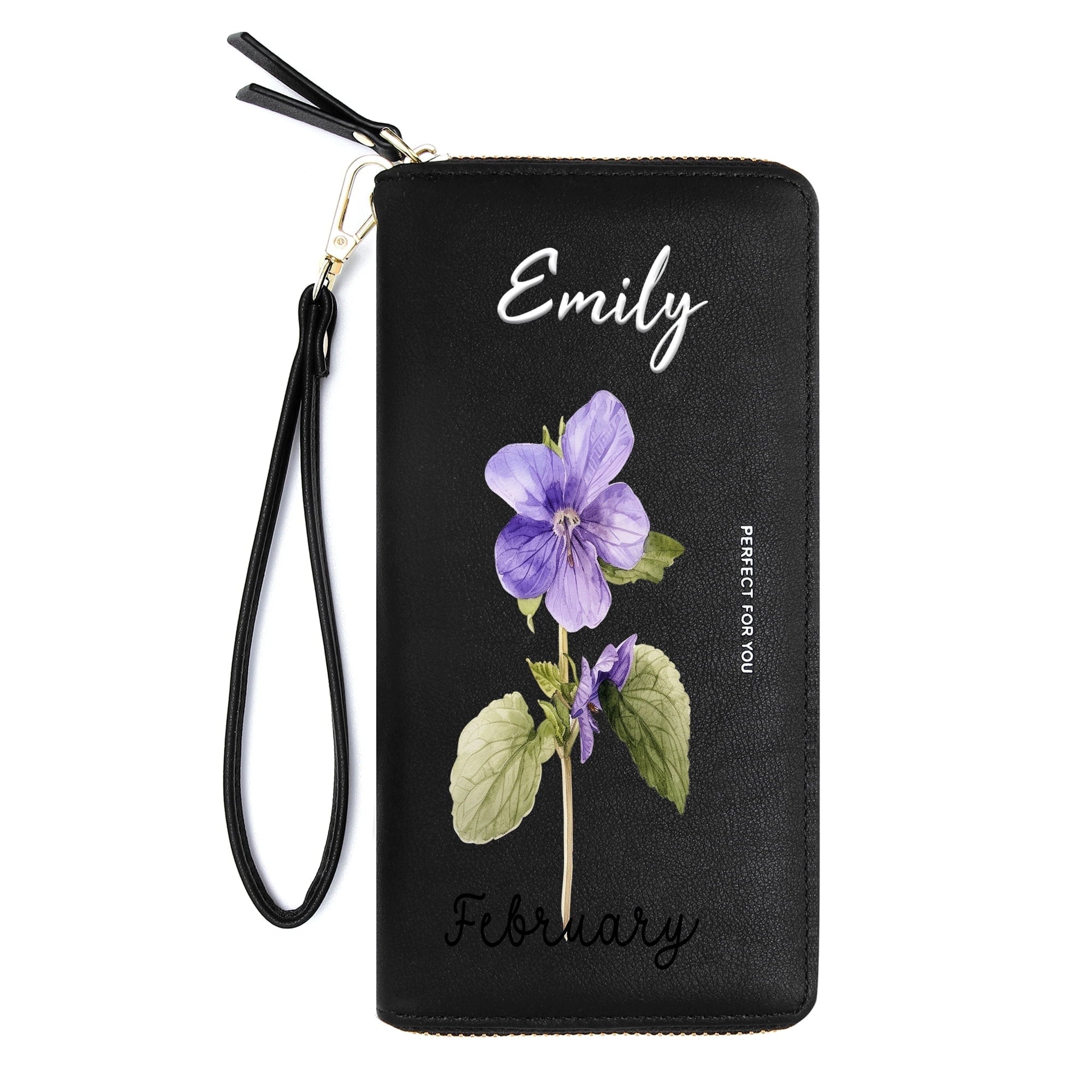 Wallets for Women Large Capacity PU Leather Credit Card Holder Slim Clutch Wristlet Wallet ID Cases - Purse Money Organizers WW09801