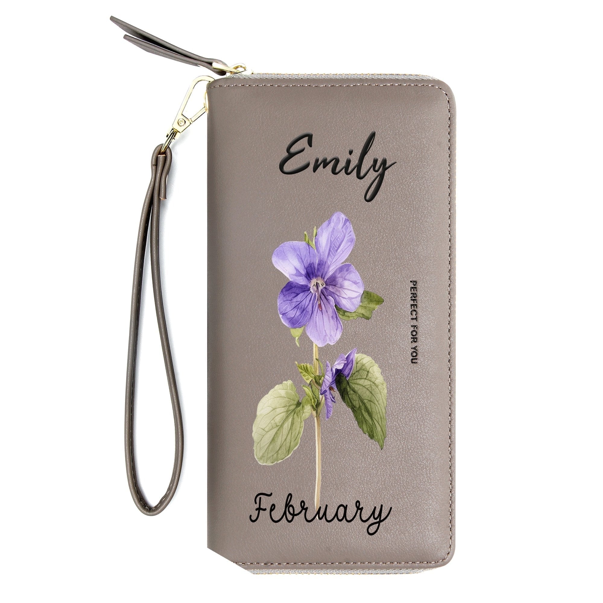 Wallets for Women Large Capacity PU Leather Credit Card Holder Slim Clutch Wristlet Wallet ID Cases - Purse Money Organizers WW09801