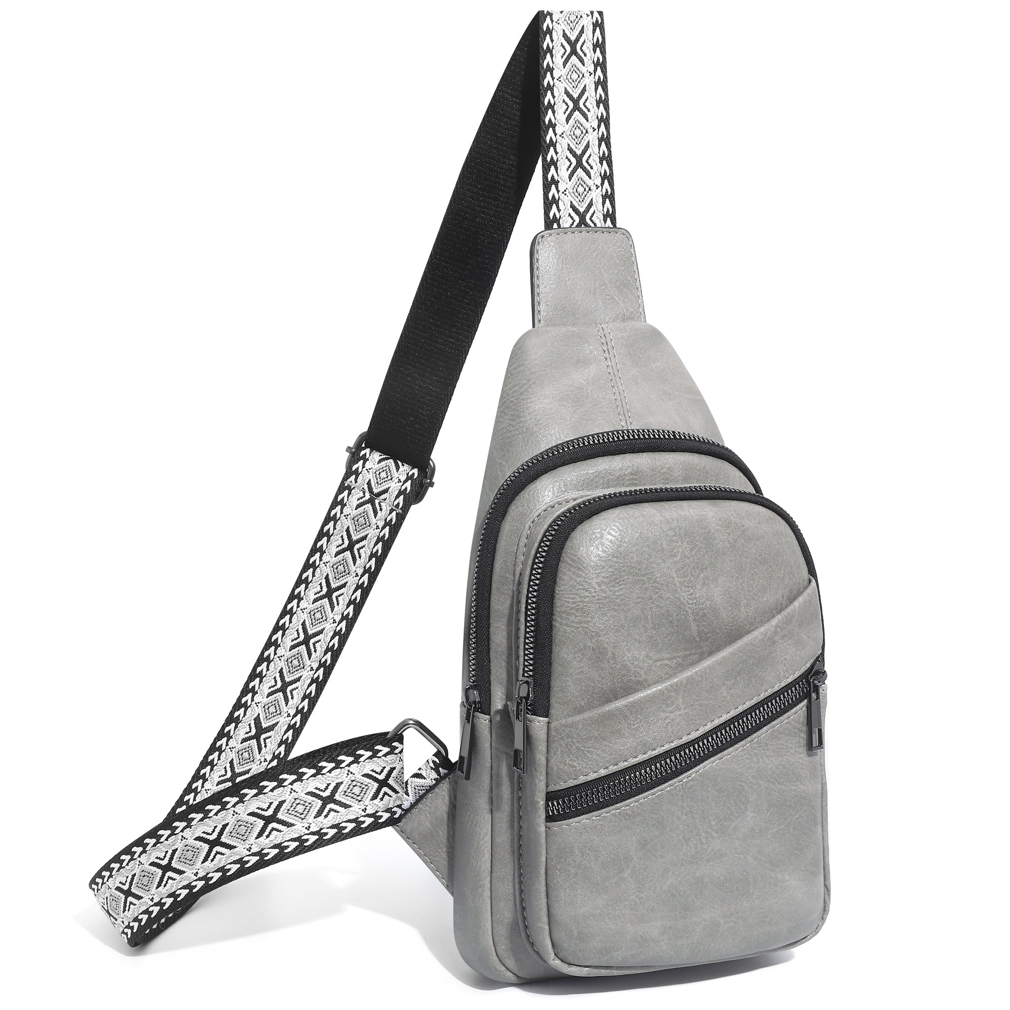 Womens Crossbody Fanny Packs PU Leather Small Sling Bags for Women CP09890