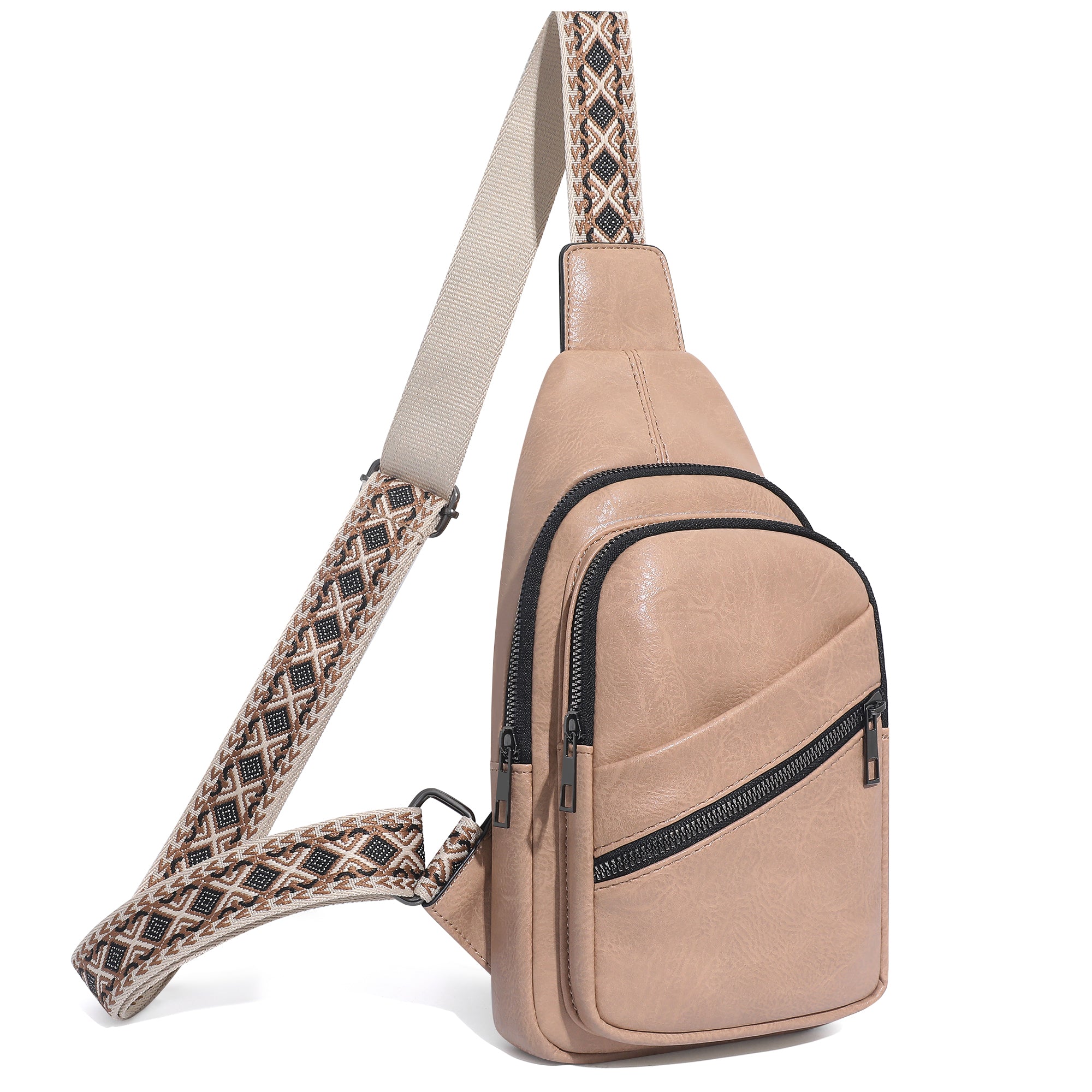 Womens Crossbody Fanny Packs PU Leather Small Sling Bags for Women CP09890