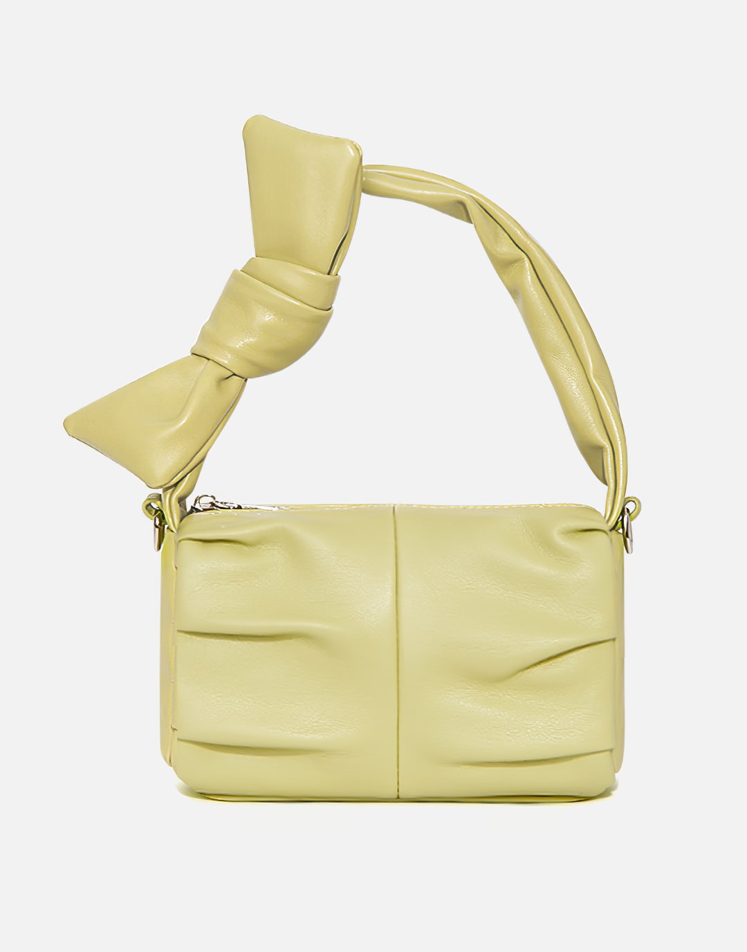 Bow Casual Small Square Bag&Pleated Handbag and Crossbody Bag